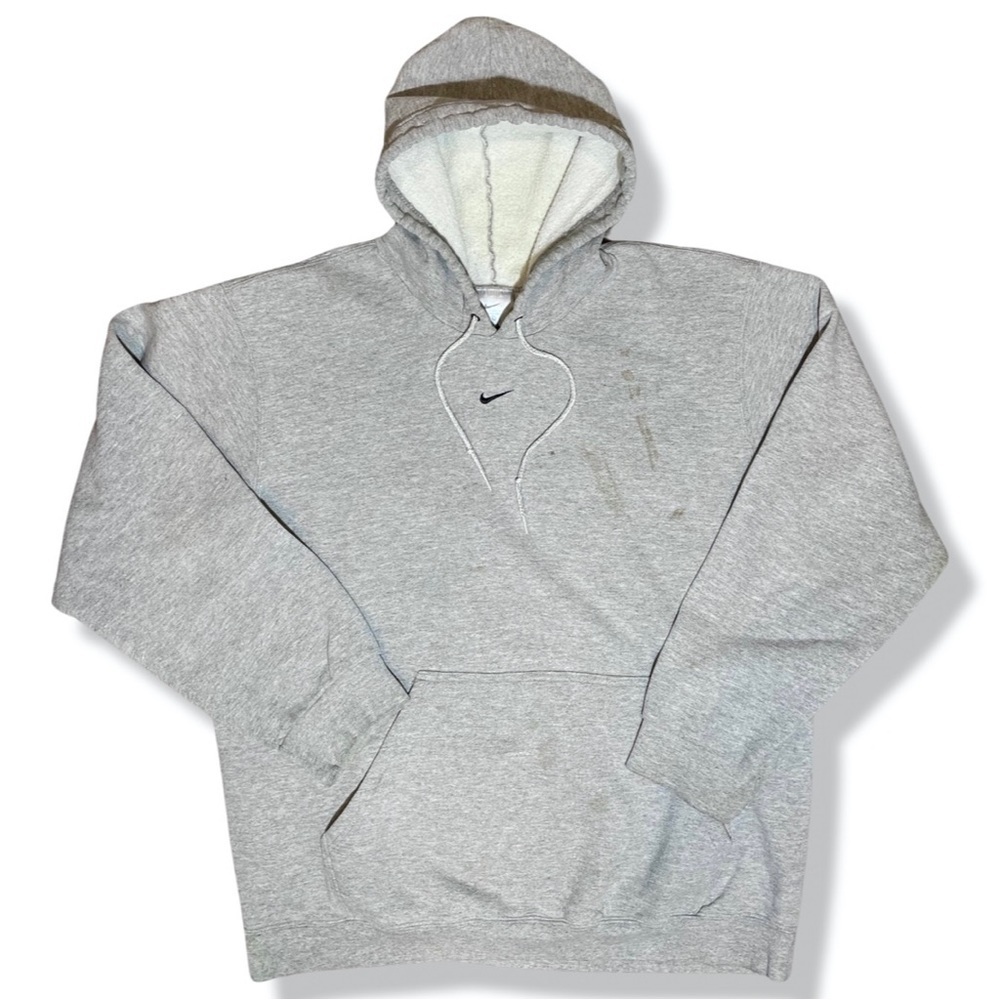 Rare Y2K Nike Middle Swoosh Hoodie SIZE:L